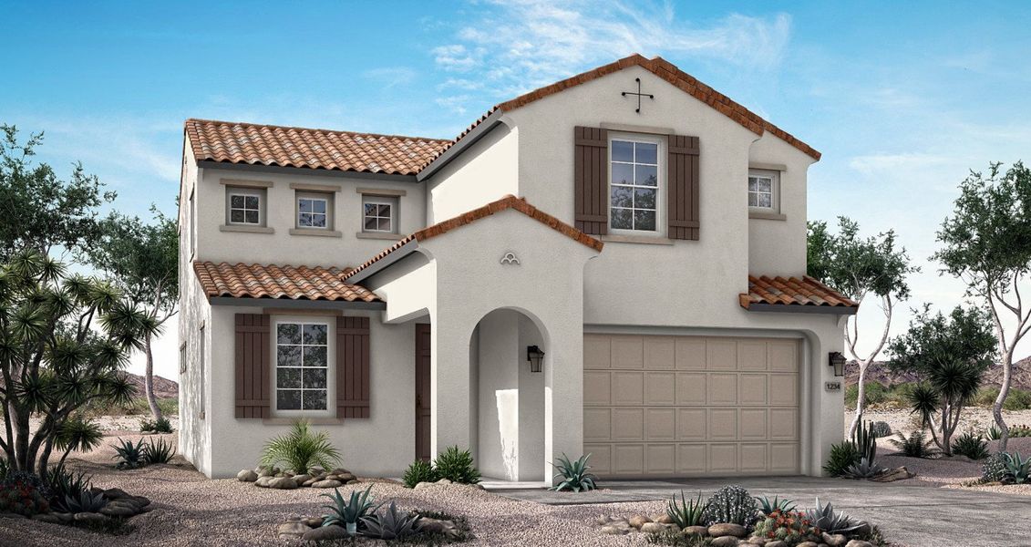 New construction Single-Family house Turquoise, 5716 W Mauna Loa Lane, Glendale, AZ 85306 - photo
