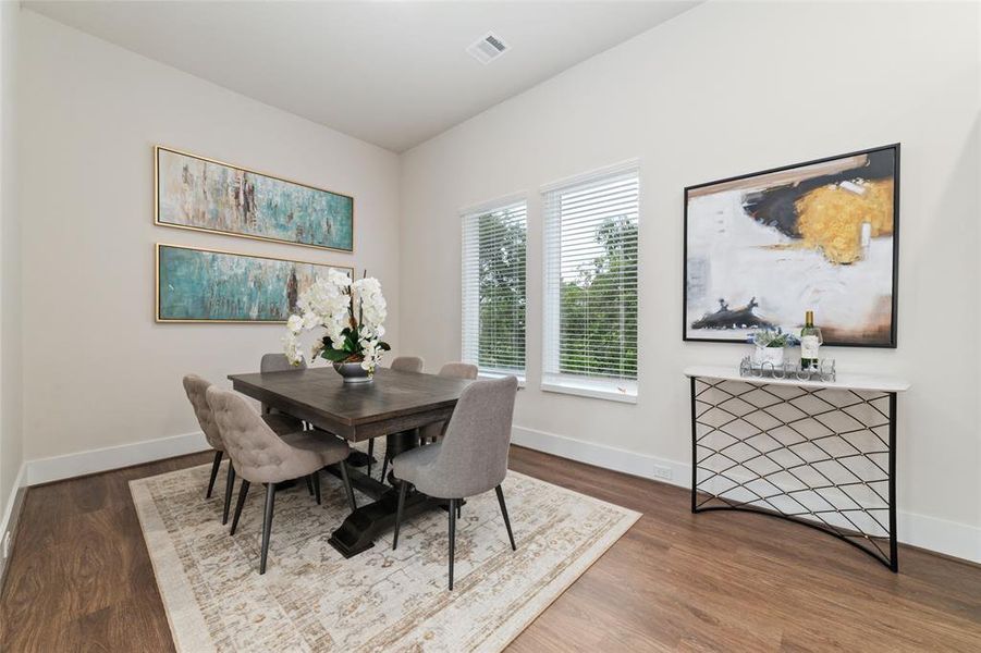 Dining Area To Host All Those Family Get-Togethers. This Space Has Room For All Size Tables.