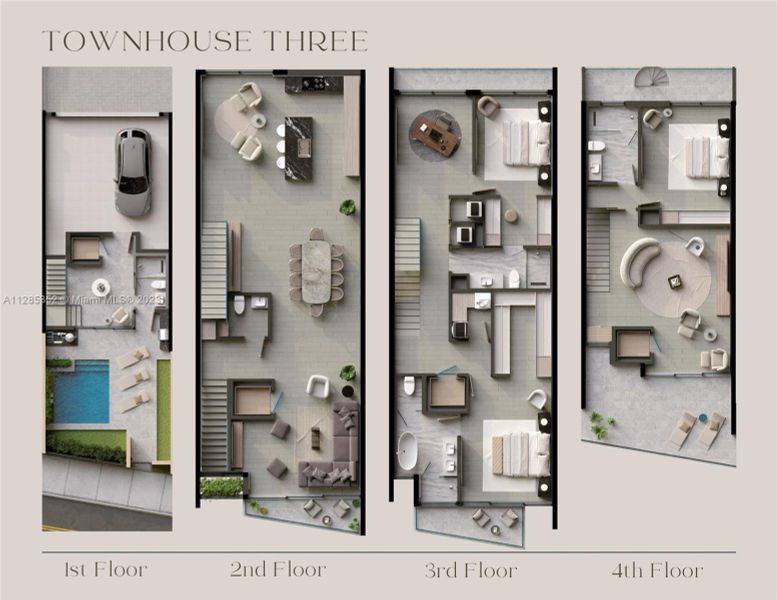 Townhouse Two & Three are the same