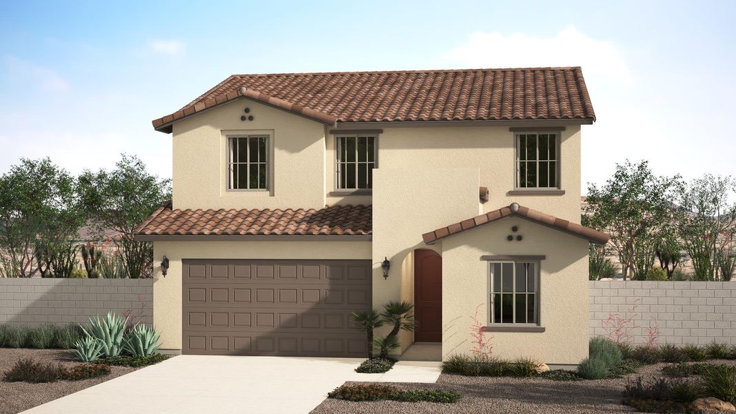 Spanish Elevation | Sorrento | Valencia at Citrus Park | New Homes in Goodyear, AZ | Landsea Homes