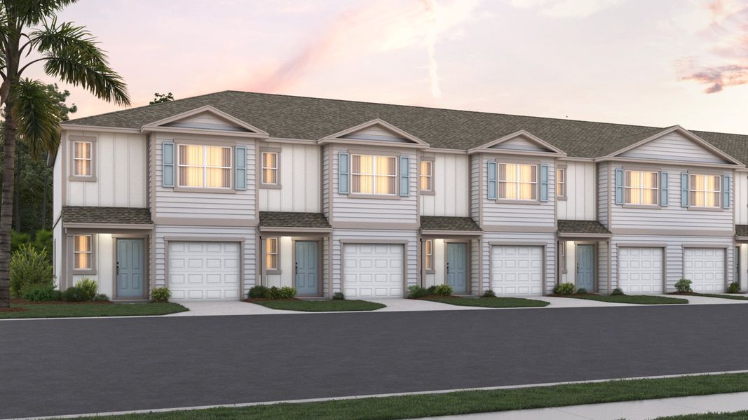 New construction Townhouse house Pearson, 1461 Jeremiah Street, Middleburg, FL 32068 - photo