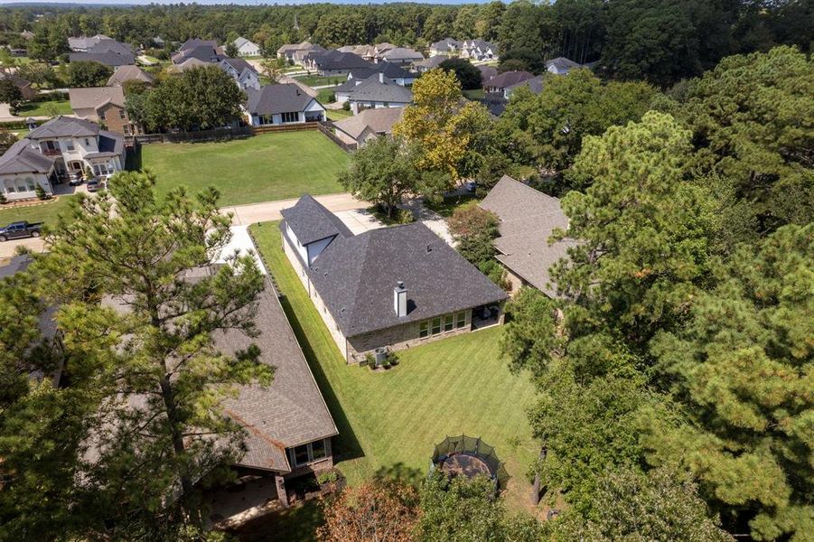 This lot is extra long which makes it special for this neighborhood and has no rear neighbors peeking into your windows.