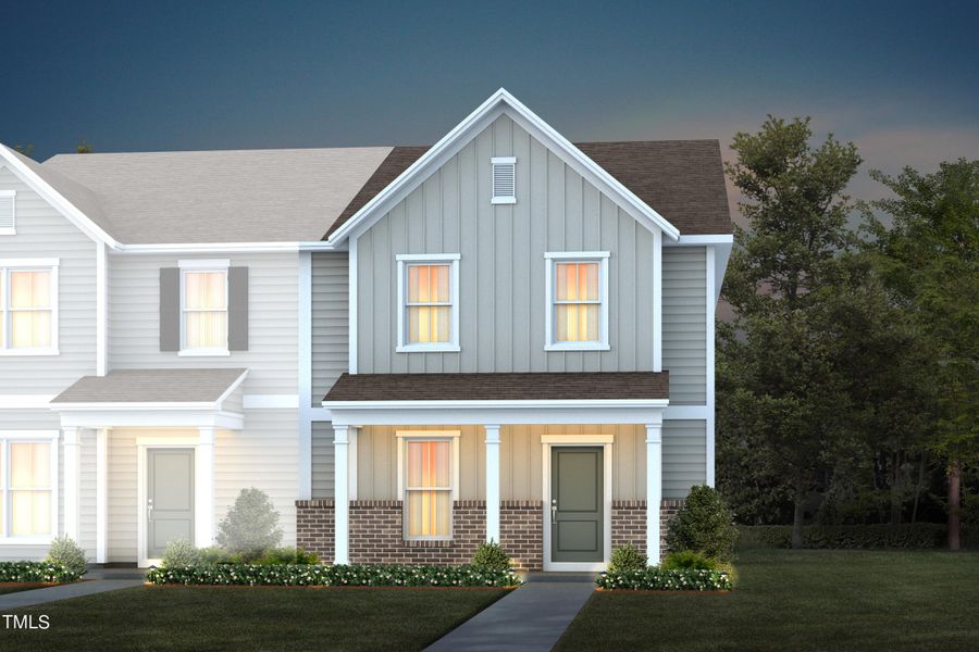 New construction Townhouse house 172 Abbots Mill Drive, Raleigh, NC 27603 Scarlett- photo