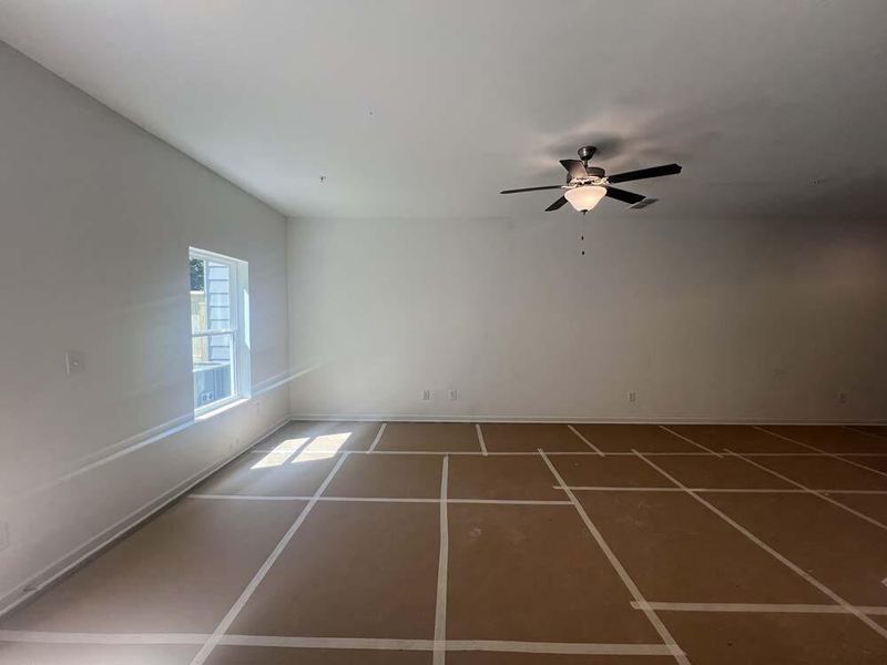 Family Room Construction Progress