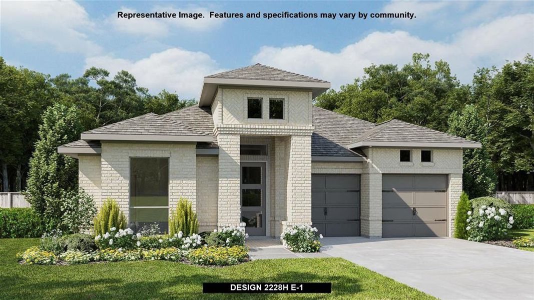 New construction Single-Family house Design 2228H, 3105 North Farm To Market 565 Road, Mont Belvieu, TX 77523 - photo