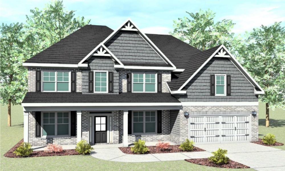 New construction Single-Family house Barnhart, 100 Osier Drive, Mcdonough, GA 30252 - photo