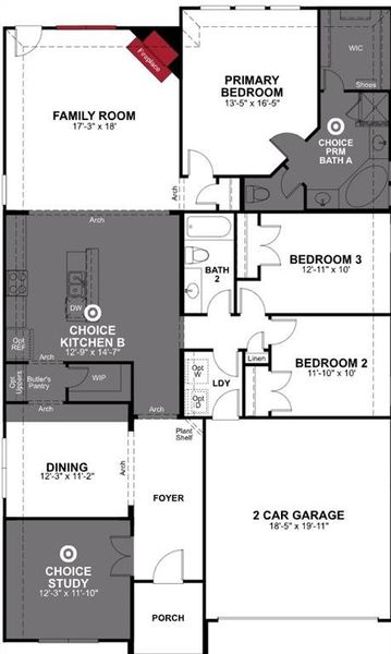 Beazer Homes Goodland Silverado Plan