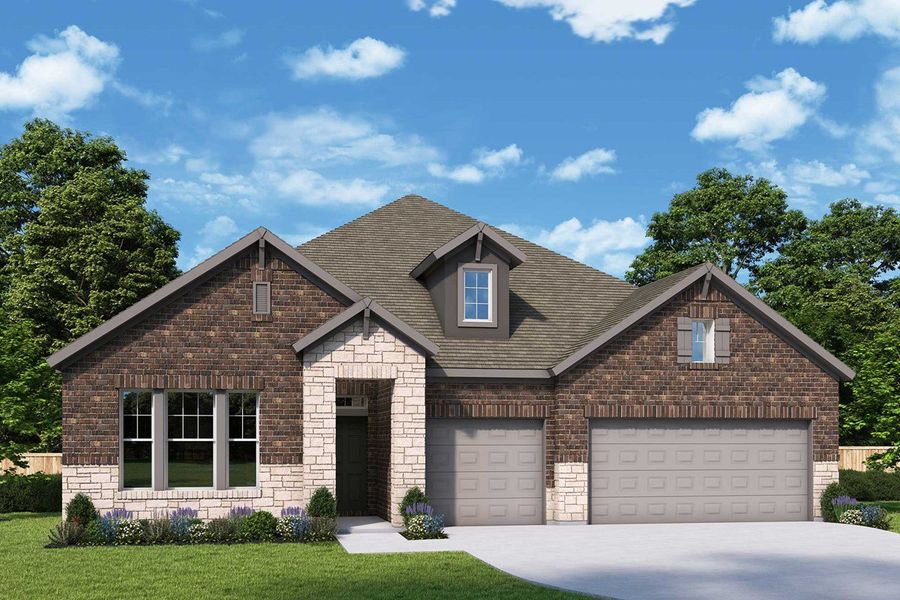 New construction Single-Family house The Brumfield, 123 Puppy Dog Pass, San Marcos, TX 78666 - photo