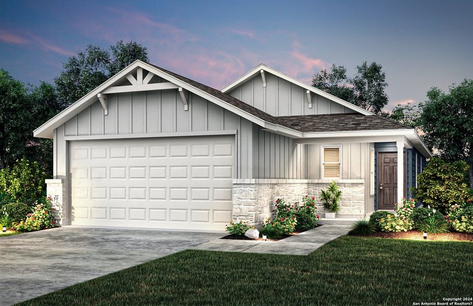 New construction Single-Family house 11715 Grey Fox, San Antonio, TX 78254 Adams- photo
