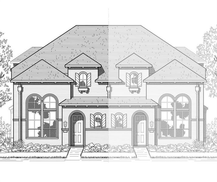 New construction Townhouse house 14416 Walsh Avenue, Aledo, TX 76008 Bolton Plan- photo