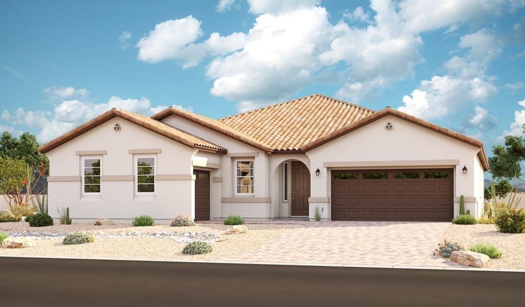 New construction Single-Family house Julia, 3317 North 201st Drive, Buckeye, AZ 85326 - photo
