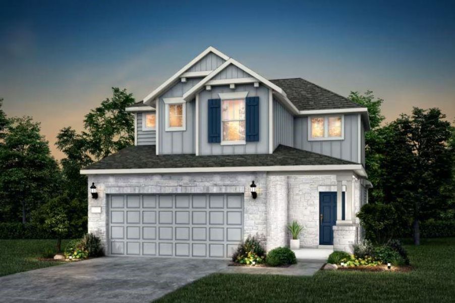New construction Single-Family house 800 Olinda Way, Liberty Hill, TX 78642 - photo