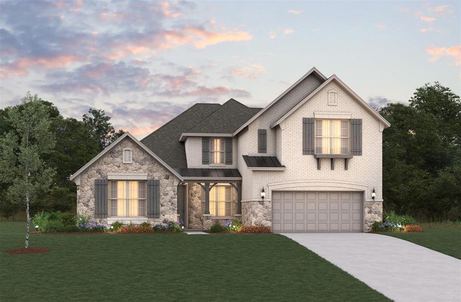 Beazer Homes Heath Golf and Yacht club  Kerrville plan