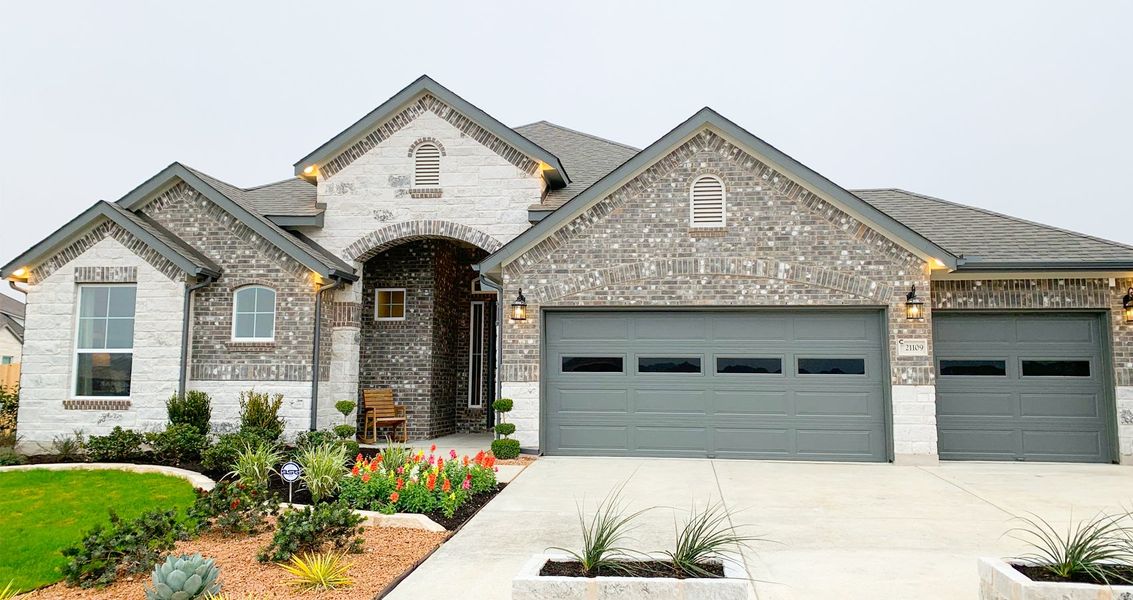New construction Single-Family house 265 Oak Blossom Road, Liberty Hill, TX 78642 Michelle- photo