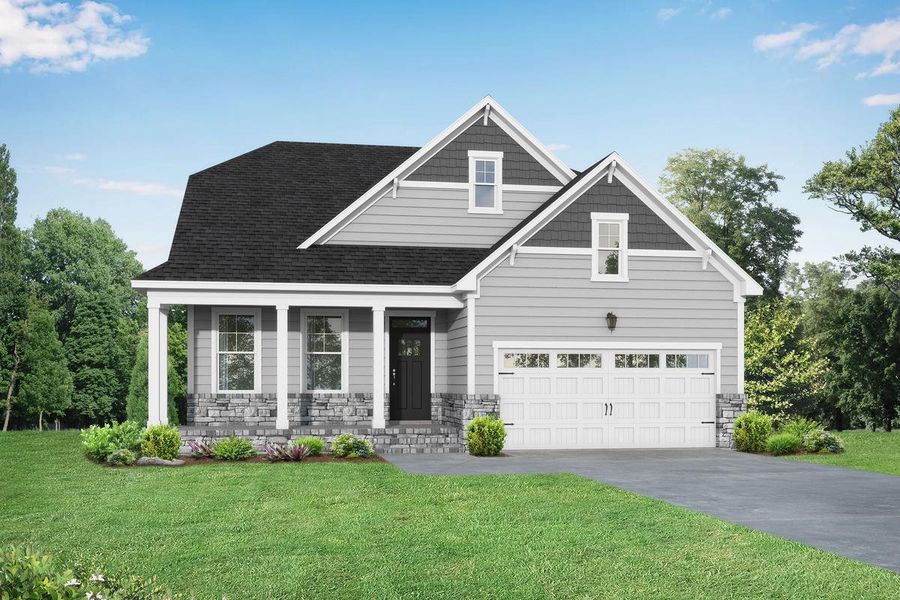 New construction Single-Family house The Birch II D, 720 Glenmere Drive, Knightdale, NC 27545 - photo
