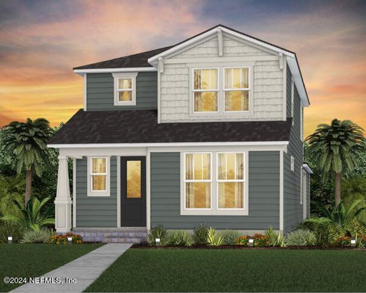 New construction Single-Family house 252 Hawthorn Park Circle, Yulee, FL 32097 Monterey- photo