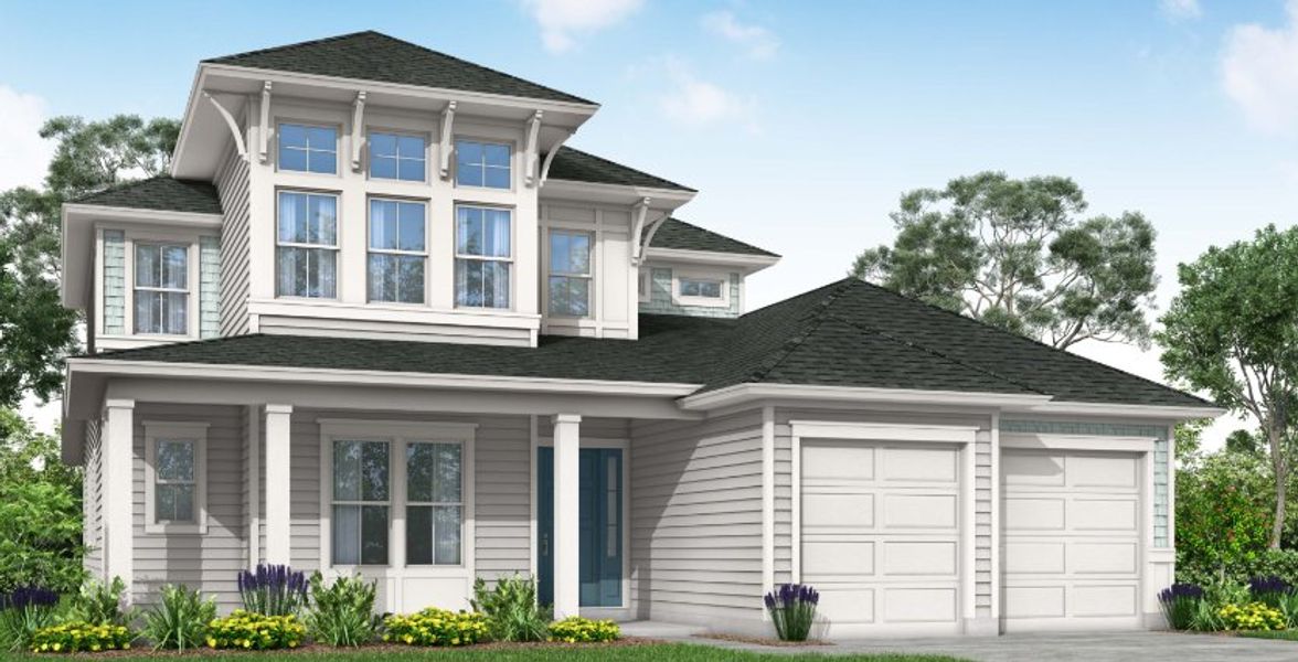 New construction Single-Family house Denali 3166 2022, 126 Palm Crest Drive, Ponte Vedra Beach, FL 32081 - photo
