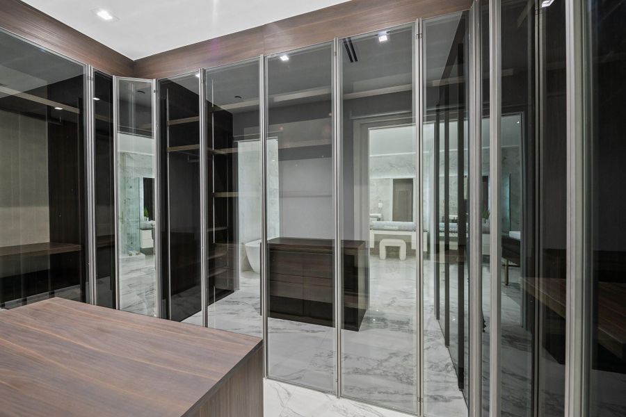 Custom designed closets