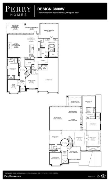 New construction Single-Family house 3230 Little Willow, San Antonio, TX 78245 Design 3800W- photo