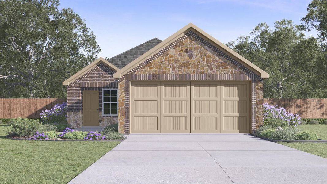 New construction Single-Family house 1582 Shelby (Enclave Plan), 640 New Dawn Drive, Lavon, TX 75166 - photo