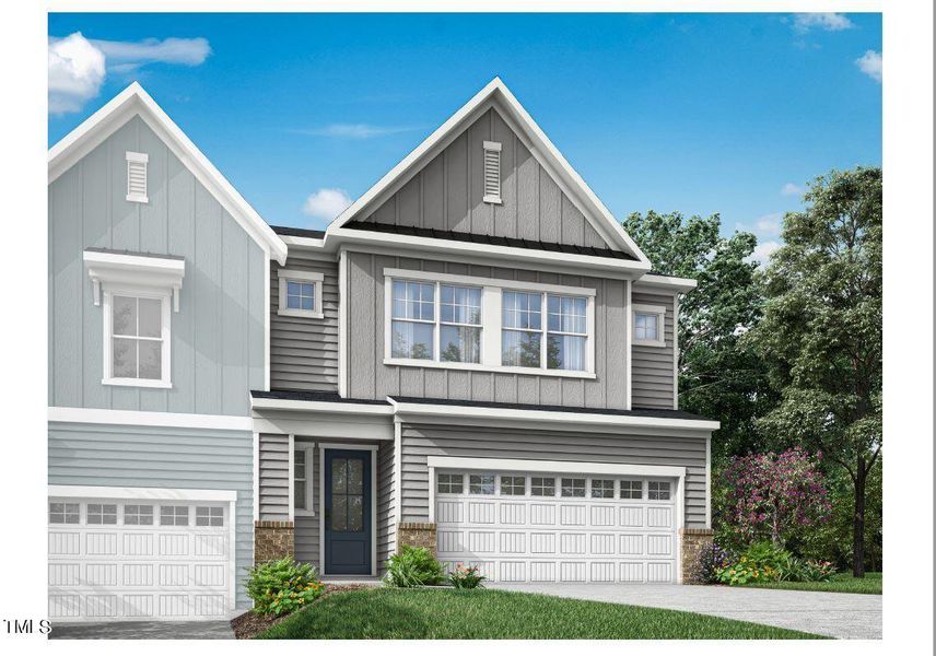 New construction Townhouse house 7938 Berry Crest Avenue, Raleigh, NC 27617 Silas- photo