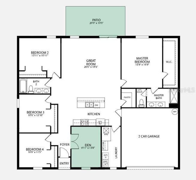 Willow F Floorplan