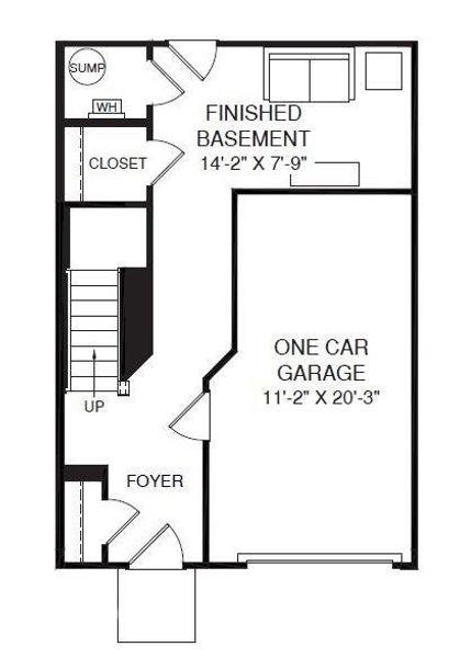 Juniper Floor Plan. Entrance