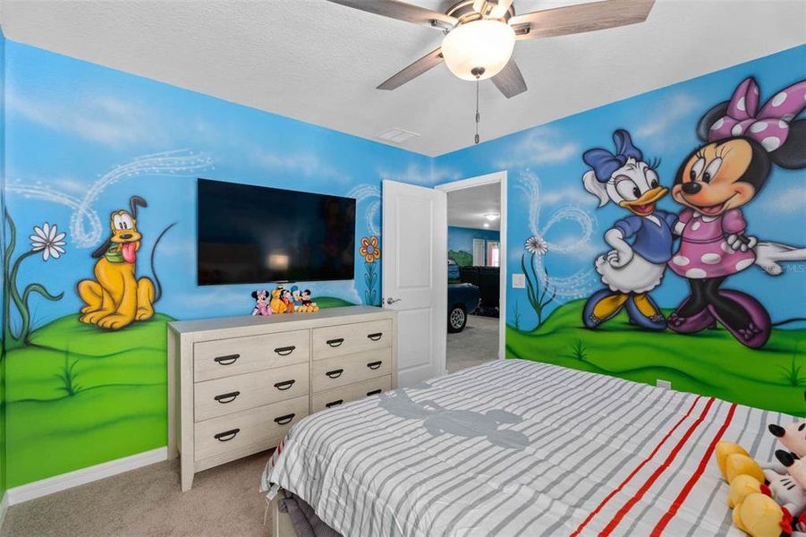 Disney themed rooms make for a magical vacation!