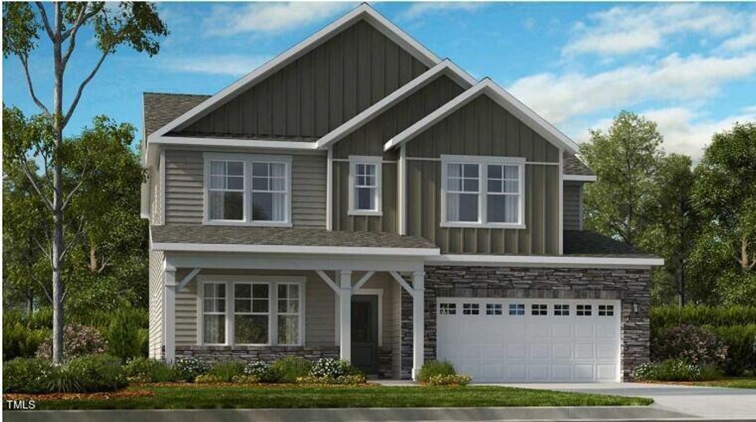 New construction Single-Family house 516 Sun Meadow Drive, Wake Forest, NC 27587 Wayland- photo