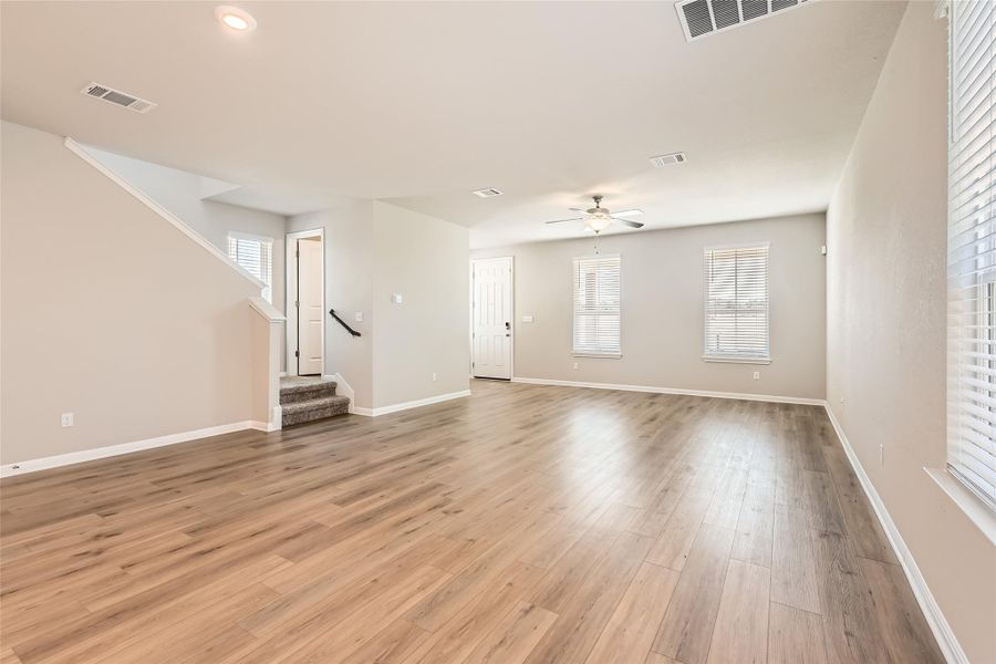 Natural light flows through the main living area providing a peaceful and relaxing atmosphere.