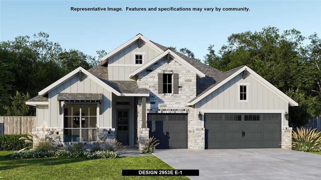 New construction Single-Family house 8508 Turaco Trl, Austin, TX 78744 Design 2953E- photo