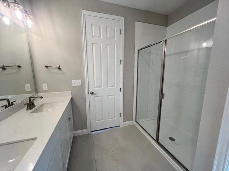 Primary Bath with walk-in Shower