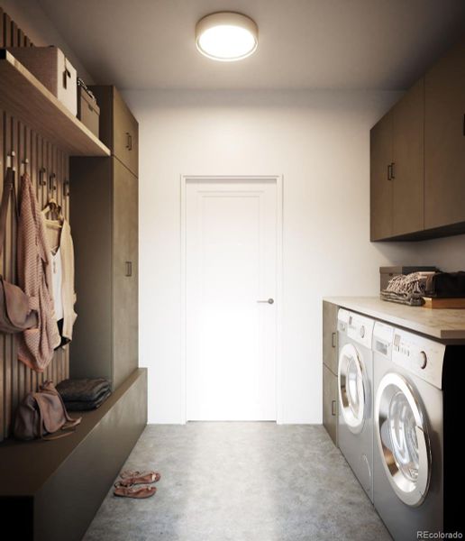 Laundry/mudroom