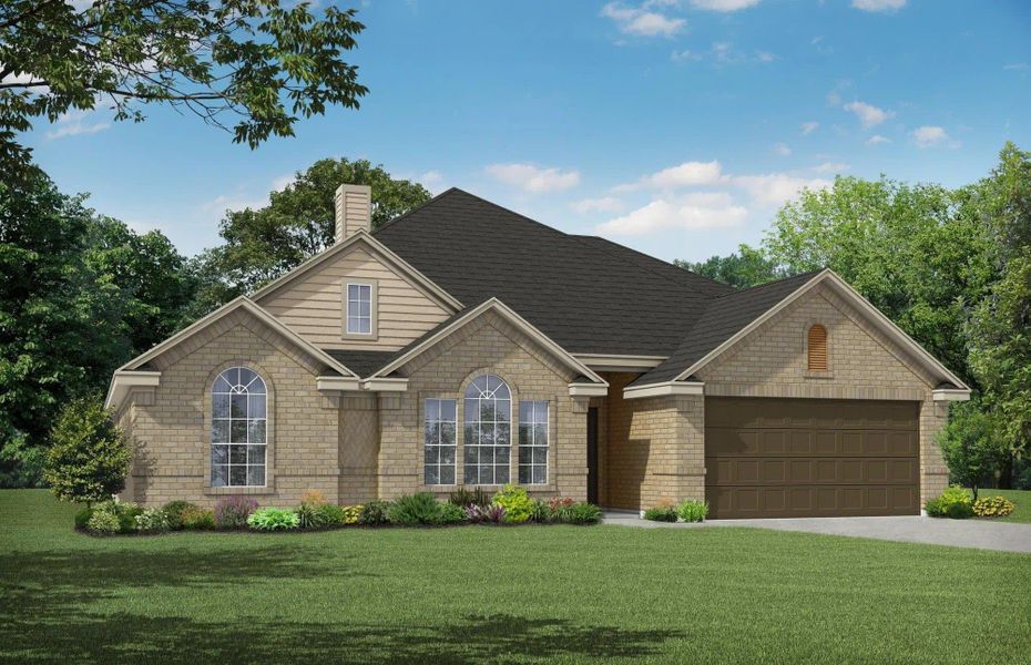 Elevation A | Concept 2379 at Belle Meadows in Cleburne, TX by Landsea Homes