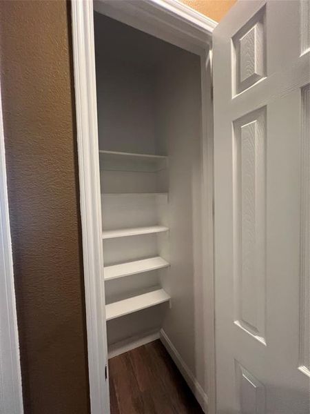 View of closet