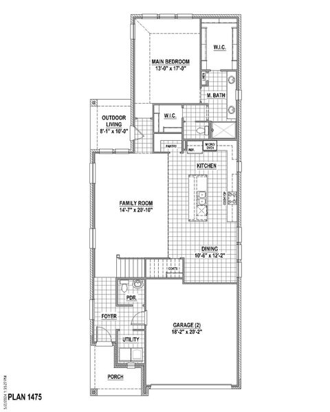 Plan 1475 1st Floor