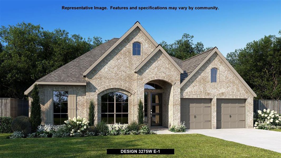 New construction Single-Family house Design 3275W, 26110 Happy Home Street, Hockley, TX 77447 - photo