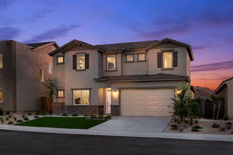 New construction Single-Family house 4349 W Sebastian Ln, San Tan Valley, AZ 85142 Slate- photo