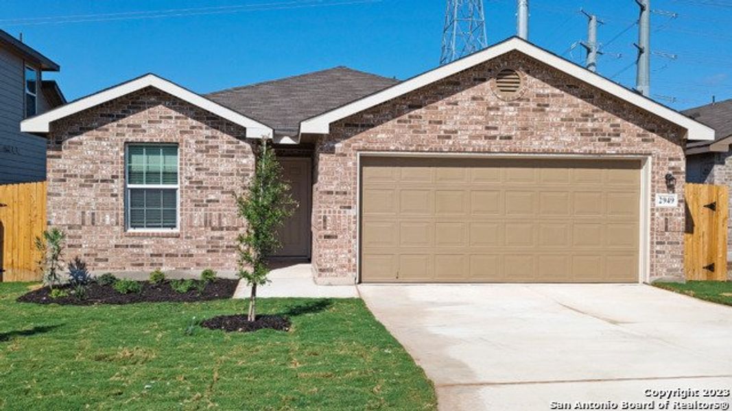 New construction Single-Family house 2949 Wentwood Run, San Antonio, TX 78245 THE MARTINDALE- photo