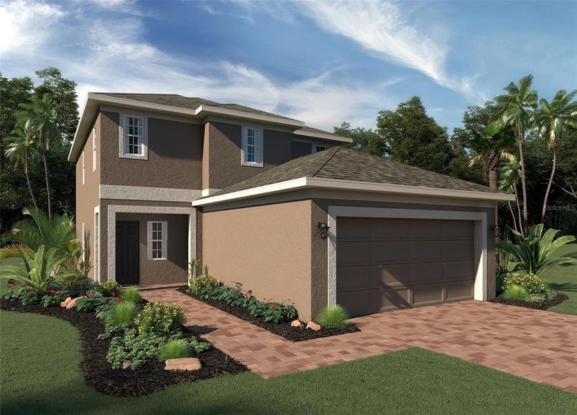 New construction Single-Family house 1707 Tree Shade Drive, Davenport, FL 33837 Destin- photo