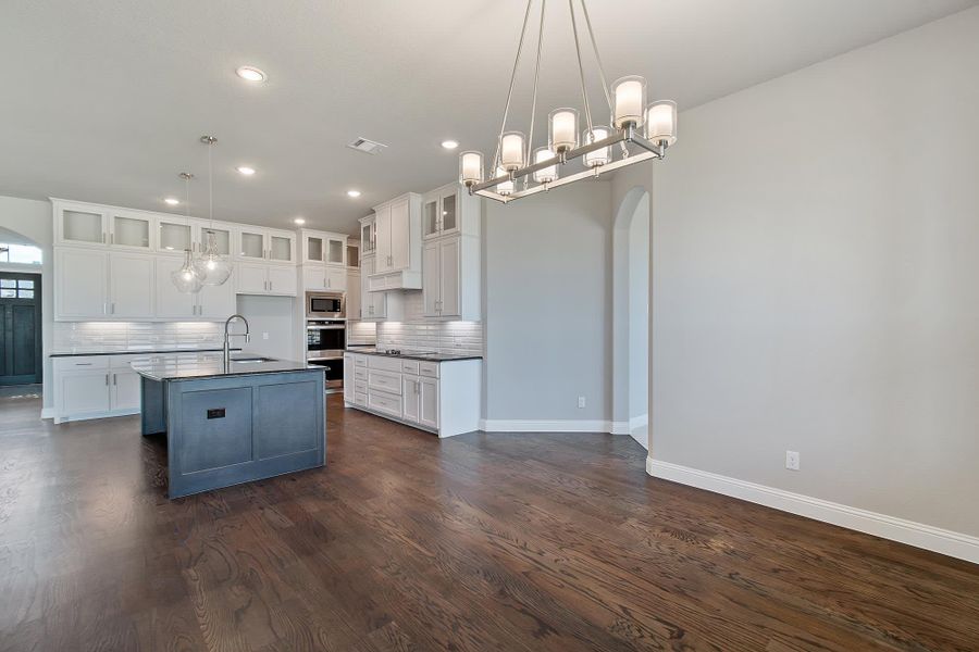 Nook to Kitchen | Concept 3634 at The Meadows in Gunter, TX by Landsea Homes