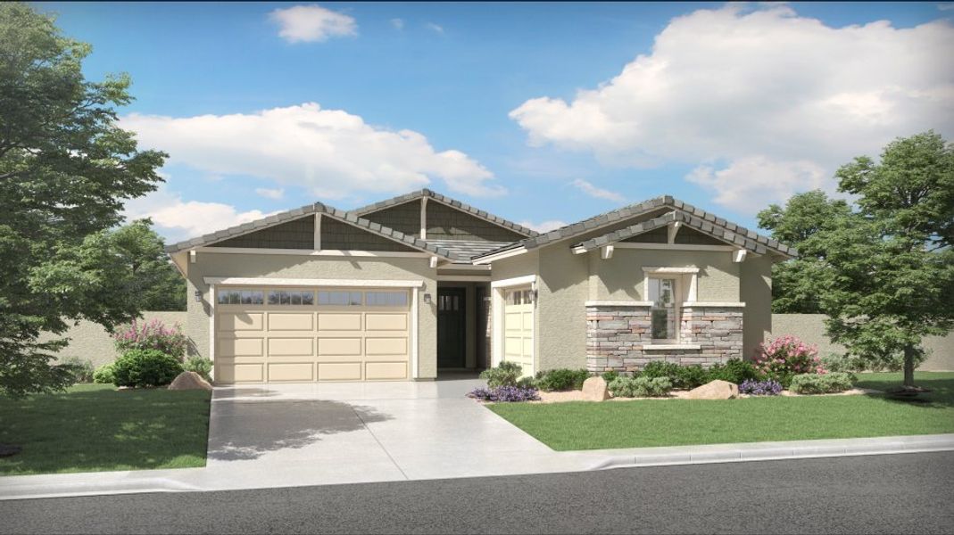 New construction Single-Family house Trillium Plan 4585, 640 S. Olympic Drive, Gilbert, AZ 85296 - photo