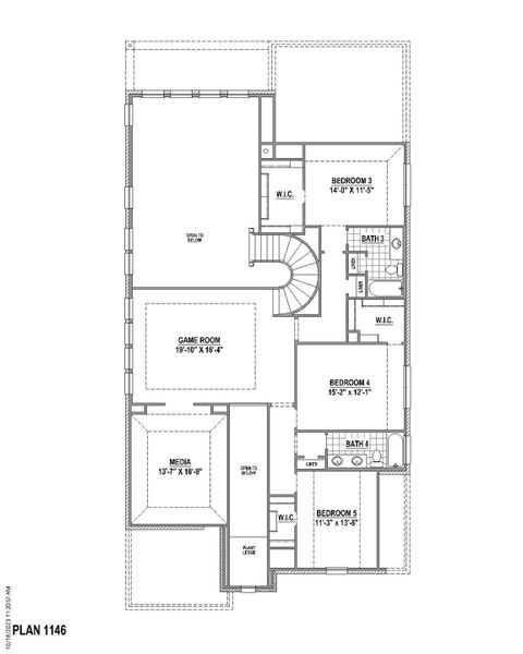 Plan 1146 2nd Floor