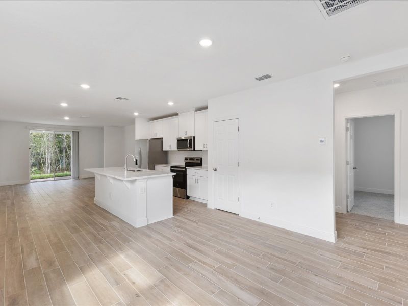 Dining room in the Everglade floorplan at 232 Links Terrace Blvd