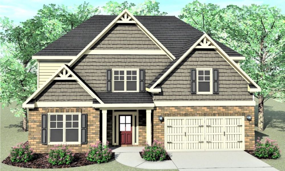 New construction Single-Family house Trent, 100 Osier Drive, Mcdonough, GA 30252 - photo