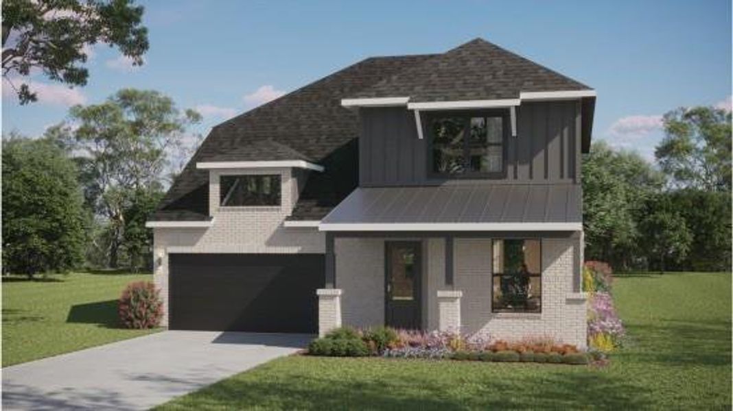 Digital Rendering only. Rendering, landscaping, colors, design, floor plan, selections, measurements, etc. are subject to changes made by the builder.