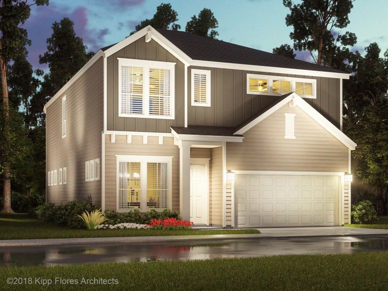 New construction Single-Family house The Manor (2870), 3105 Moontide Lane, Houston, TX 77063 - photo