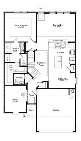 Introducing the Hamilton floor plan, a gorgeous home boasting 5 bedrooms and 3 ½ bathrooms.