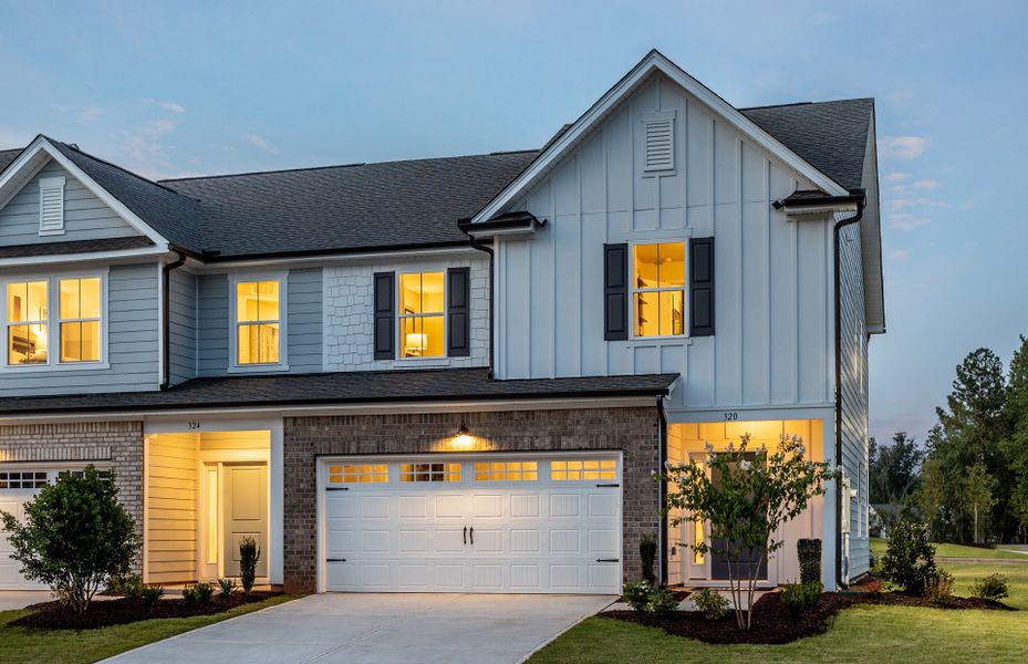 New construction Townhouse house Brookstream, 7409 Fayetteville Road, Raleigh, NC 27603 - photo