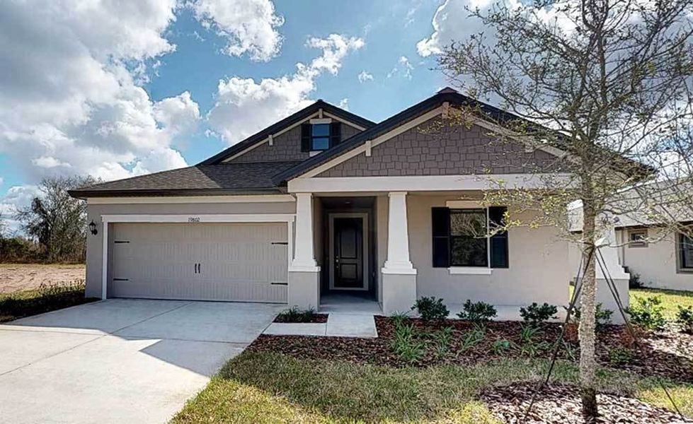 Juno new home Craftsman elevation front exterior William Ryan Homes Tampa